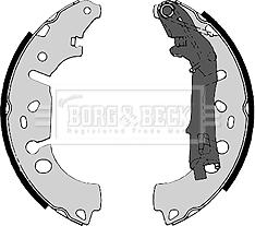 Borg & Beck BBS6368 - Kit ganasce freno www.autoricambi360.it