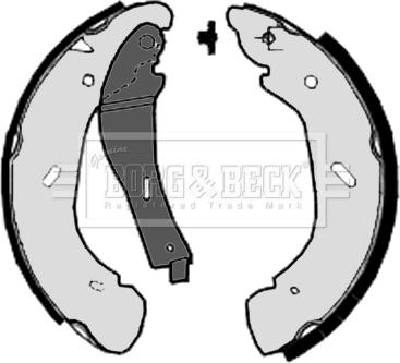 Borg & Beck BBS6313 - Kit ganasce freno www.autoricambi360.it