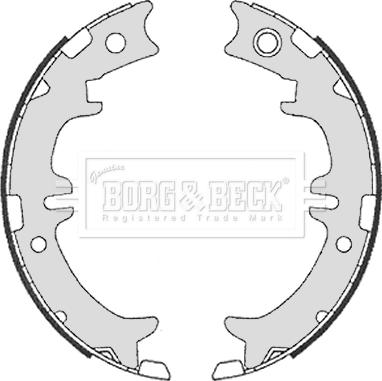 Borg & Beck BBS6330 - Kit ganasce, Freno stazionamento www.autoricambi360.it