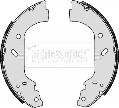 Borg & Beck BBS6265 - Kit ganasce freno www.autoricambi360.it
