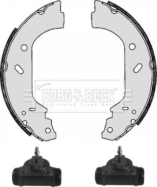 Borg & Beck BBS1115K - Kit ganasce freno www.autoricambi360.it