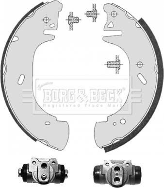 Borg & Beck BBS1121K - Kit ganasce freno www.autoricambi360.it