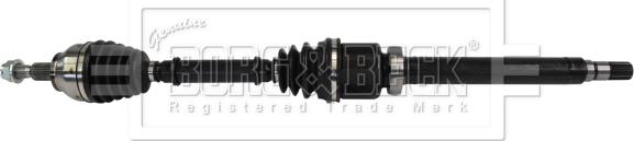 Borg & Beck BDS1495 - Albero motore / Semiasse www.autoricambi360.it