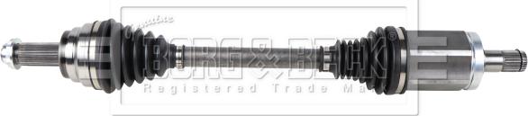 Borg & Beck BDS1216 - Albero motore / Semiasse www.autoricambi360.it