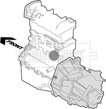 Borg & Beck BEM4421 - Sospensione, Motore www.autoricambi360.it