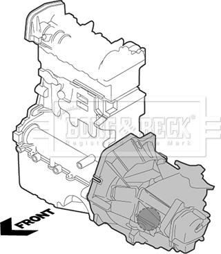 Borg & Beck BEM4352 - Sospensione, Motore www.autoricambi360.it
