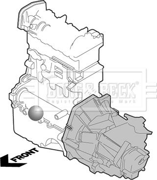 Borg & Beck BEM4387 - Sospensione, Motore www.autoricambi360.it