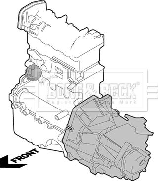 Borg & Beck BEM4211 - Sospensione, Motore www.autoricambi360.it