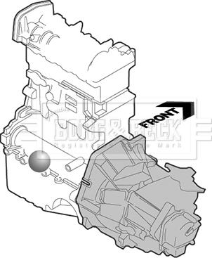 Borg & Beck BEM3581 - Sospensione, Motore www.autoricambi360.it