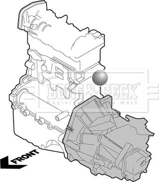 Borg & Beck BEM3536 - Sospensione, Motore www.autoricambi360.it