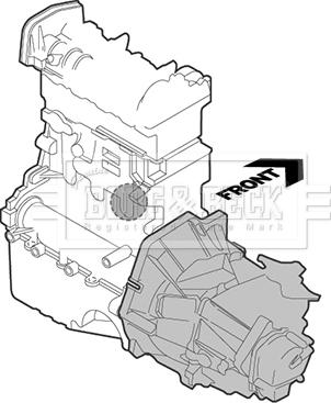 Borg & Beck BEM3611 - Sospensione, Motore www.autoricambi360.it