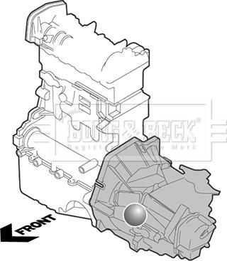Borg & Beck BEM3069 - Sospensione, Motore www.autoricambi360.it