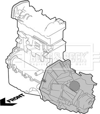Borg & Beck BEM3214 - Sospensione, Motore www.autoricambi360.it