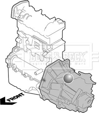 Borg & Beck BEM3212 - Sospensione, Motore www.autoricambi360.it