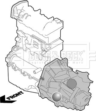 Borg & Beck BEM3003 - Sospensione, Motore www.autoricambi360.it