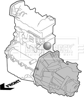 Borg & Beck BEM3209 - Sospensione, Motore www.autoricambi360.it
