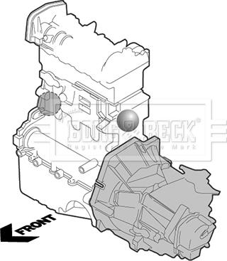 Borg & Beck BEM3148 - Sospensione, Motore www.autoricambi360.it