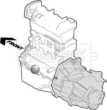 Borg & Beck BEM4420 - Sospensione, Motore www.autoricambi360.it
