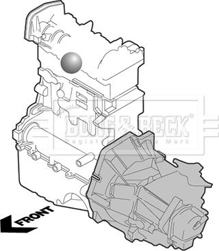 Borg & Beck BEM3892 - Sospensione, Motore www.autoricambi360.it