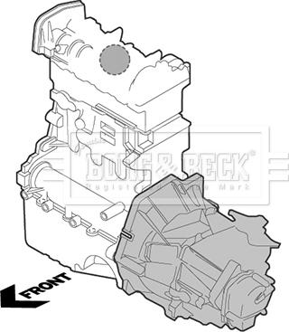 Borg & Beck BEM3846 - Sospensione, Motore www.autoricambi360.it