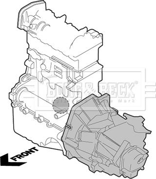 Borg & Beck BEM3884 - Sospensione, Motore www.autoricambi360.it