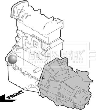 Borg & Beck BEM3331 - Sospensione, Motore www.autoricambi360.it