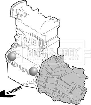 Borg & Beck BEM4328 - Sospensione, Motore www.autoricambi360.it