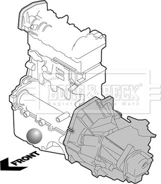 Borg & Beck BEM4390 - Sospensione, Motore www.autoricambi360.it