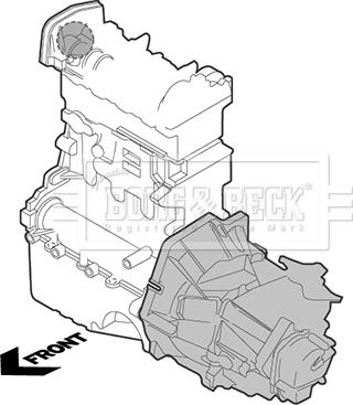 Borg & Beck BEM3231 - Sospensione, Motore www.autoricambi360.it