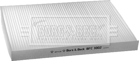 Borg & Beck BFC1002 - Filtro, Aria abitacolo www.autoricambi360.it
