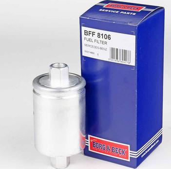 Borg & Beck BFF8106 - Filtro carburante www.autoricambi360.it