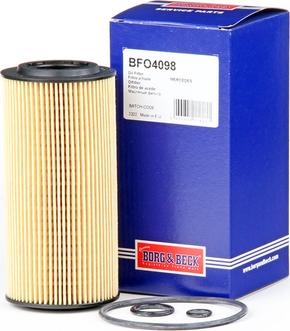 Borg & Beck BFO4098 - Filtro olio www.autoricambi360.it