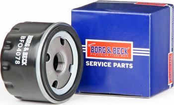 Borg & Beck BFO4078 - Filtro olio www.autoricambi360.it