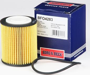 Borg & Beck BFO4283 - Filtro olio www.autoricambi360.it