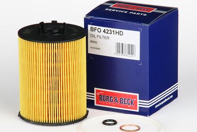 Borg & Beck BFO4231HD - Filtro olio www.autoricambi360.it