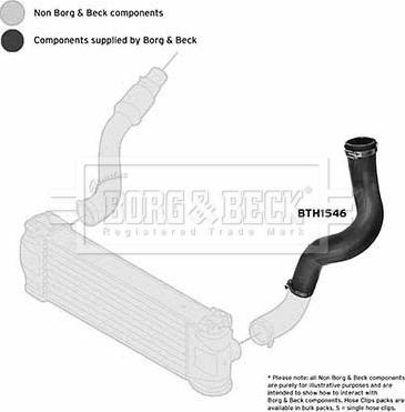 Borg & Beck BTH1546 - Flessibile aria alimentazione www.autoricambi360.it