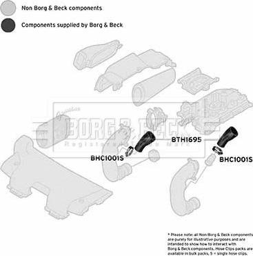 Borg & Beck BTH1695 - Flessibile aria alimentazione www.autoricambi360.it