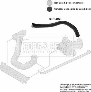 Borg & Beck BTH1288 - Flessibile aria alimentazione www.autoricambi360.it