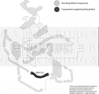 Borg & Beck BTH1721 - Flessibile aria alimentazione www.autoricambi360.it