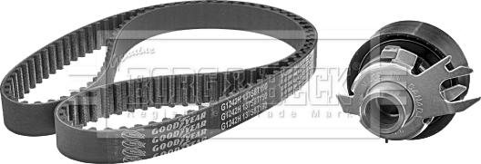 Borg & Beck BTK1009 - Kit cinghie dentate www.autoricambi360.it