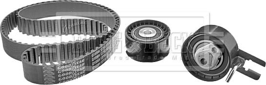 Borg & Beck BTK1006 - Kit cinghie dentate www.autoricambi360.it