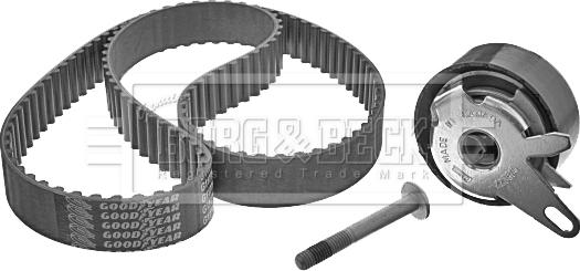 Borg & Beck BTK1016 - Kit cinghie dentate www.autoricambi360.it