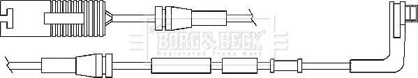 Borg & Beck BWL3011 - Contatto segnalazione, Usura past. freno / mat. d'attrito www.autoricambi360.it
