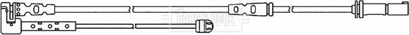 Borg & Beck BWL3142 - Contatto segnalazione, Usura past. freno / mat. d'attrito www.autoricambi360.it