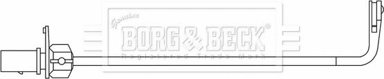 Borg & Beck BWL3176 - Contatto segnalazione, Usura past. freno / mat. d'attrito www.autoricambi360.it