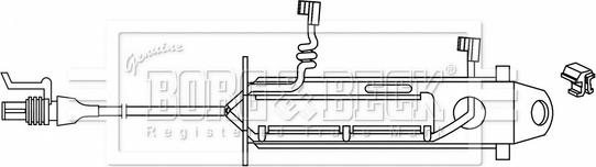 Borg & Beck BWL33083 - Contatto segnalazione, Usura past. freno / mat. d'attrito www.autoricambi360.it