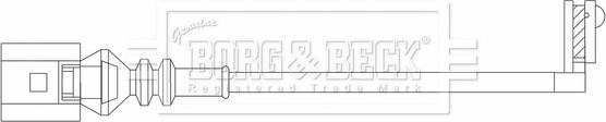 Borg & Beck BWL3218 - Contatto segnalazione, Usura past. freno / mat. d'attrito www.autoricambi360.it