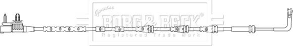 Borg & Beck BWL3226 - Contatto segnalazione, Usura past. freno / mat. d'attrito www.autoricambi360.it
