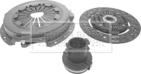 Borg & Beck HK6910 - Kit frizione www.autoricambi360.it