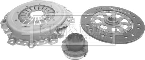 Borg & Beck HK6157 - Kit frizione www.autoricambi360.it